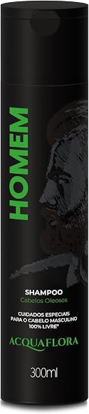 Acquaflora Homem Cabelos Oleosos Shampoo sem Sal 300ml