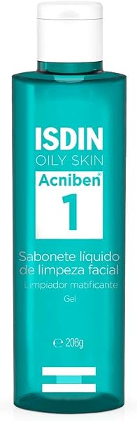 ISDIN Acniben Sabonete Líquido Facial em Gel, 208g