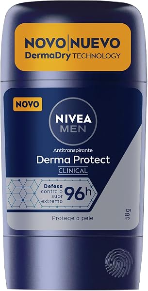 NIVEA MEN Desodorante Antitranspirante Stick Derma Protect Clinical 58g