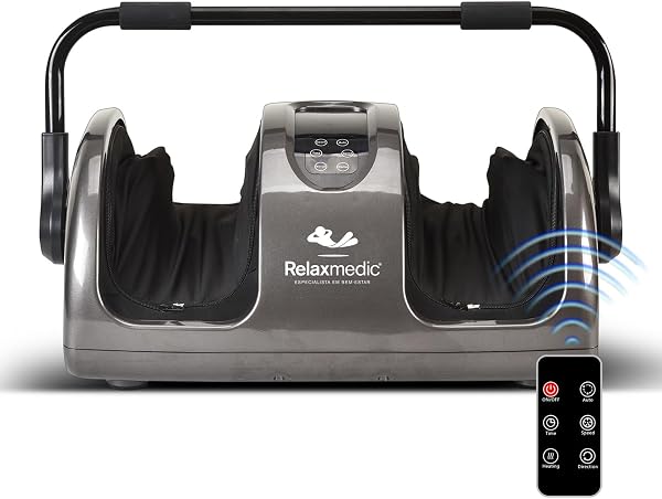 Relaxmedic Massageador de Pés, Pernas e Panturrilhas com Shiatsu, Bivolt